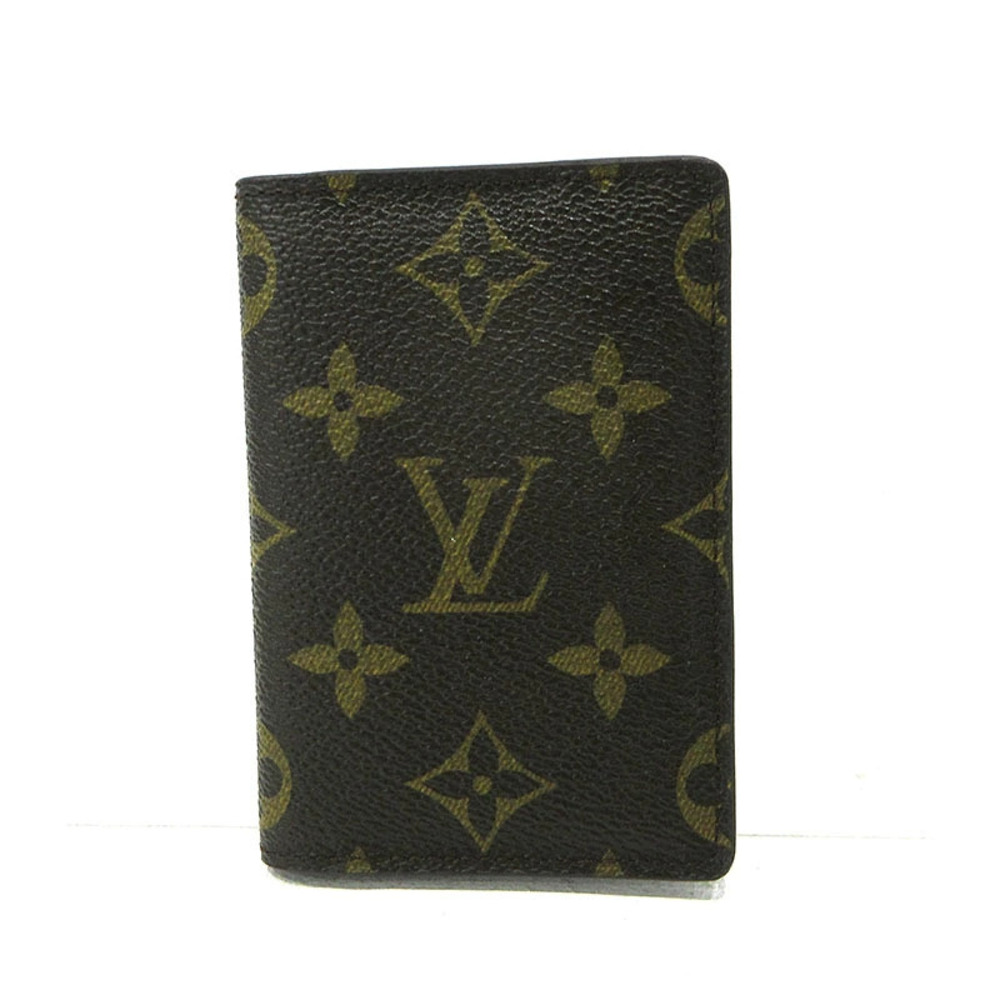 LOUIS VUITTON Monogram Organizer de Poche Card Case Wallet Brown
